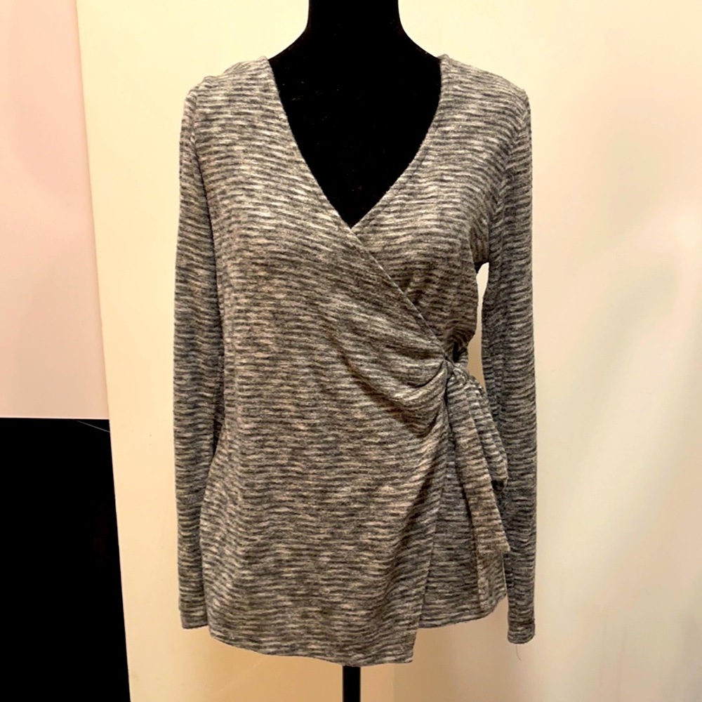 Wrap sweater